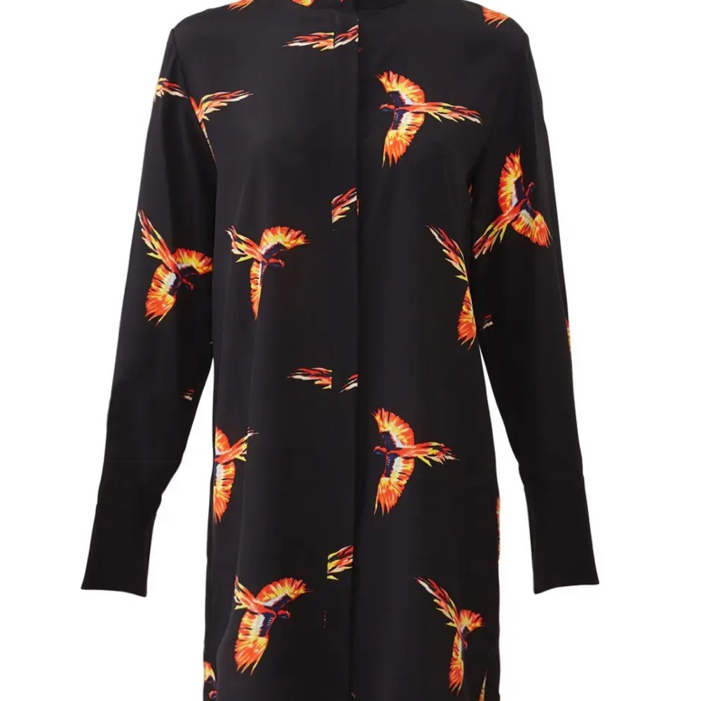 Diane von Furstenberg Aurora Black Dress size XS